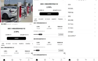 海外多语言理财投资特斯拉充电桩vue定制UI项目投资系统源码